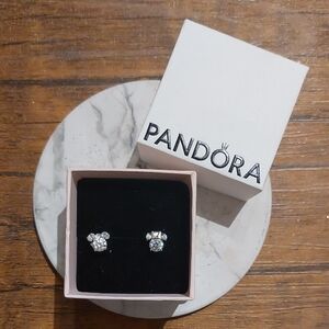 Pandora S.925 Mickey&Minnie Earrings